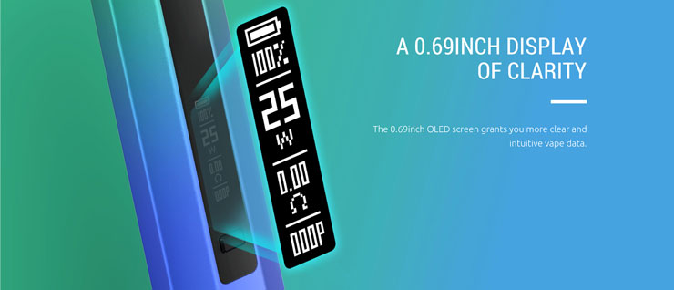 nový 0,69 displej SMOKTECH NFIX PRO