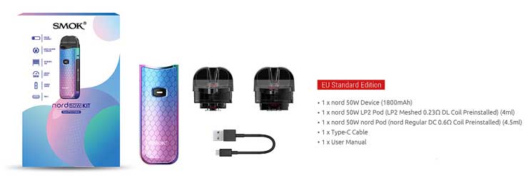 obsah balenia sady Nord 50W