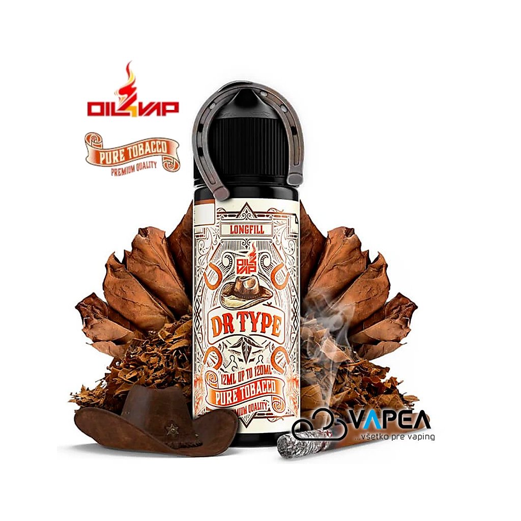 Pure Tobacco Dr Type Longfill 12ml Oil4Vap Vapea