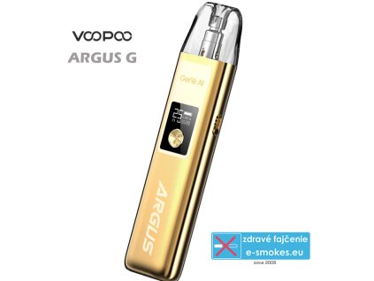 VOOPOO ARGUS G 1000mAh Sand Drift Gold elektronická cigareta POD
