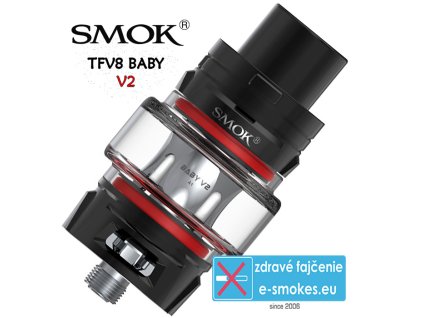 SmokTech TFV8 BABY V2 clearomizer 5ml - čierny