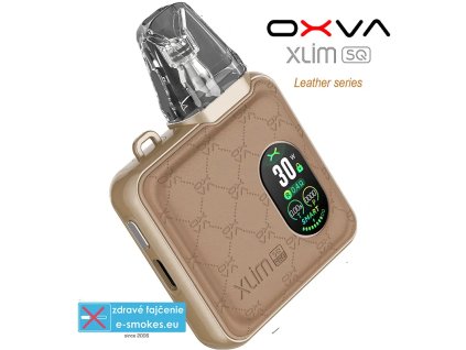 OXVA Xlim SQ Pro 1200mAh Brown Leather 1ks  elektronická cigareta