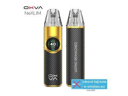 OXVA NeXLIM POD kit 1500mAh Black Gold 1ks  elektronická cigareta