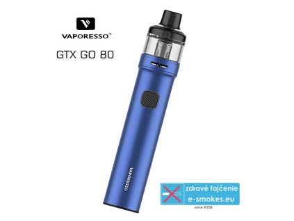 Vaporesso GTX GO 80 Pod elektronická cigareta 3000mAh BLUE