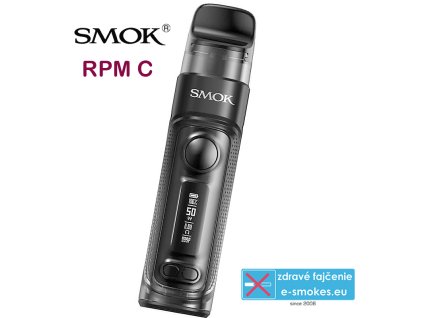 Smoktech RPM C 50W grip Full Kit 1650mAh Transparent Black  MOD Pod