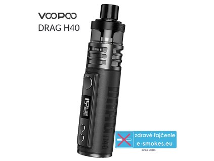 VOOPOO DRAG H40 grip Full Kit 1500mAh Black