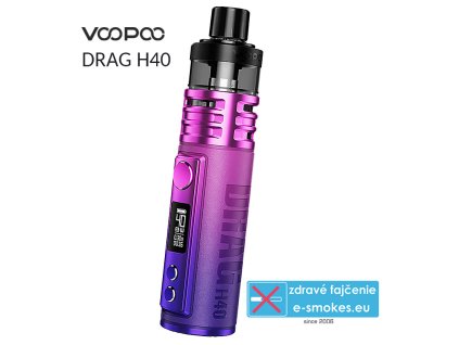 VOOPOO DRAG H40 grip Full Kit 1500mAh Modern Red