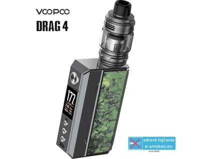 VOOPOO DRAG 4 177W Grip 5,5ml Full Kit Forest Green  MOD