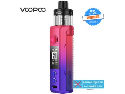 VOOPOO Drag S2 POD MOD 60W 2500 mAh Modern Red 1 ks