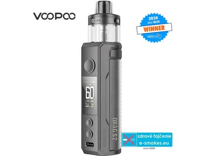 VOOPOO Drag S2 POD MOD 60W 2500 mAh Gray Metal 1 ks