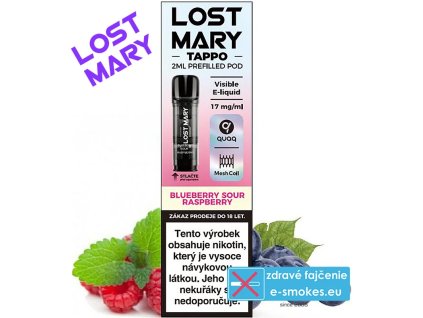 Elf Bar Lost Mary Tappo Cartridge Blueberry Sour Raspberry 17 mg
