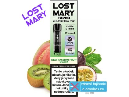 Elf Bar Lost Mary Tappo Cartridge Kiwi Passion Fruit Guava 17 mg