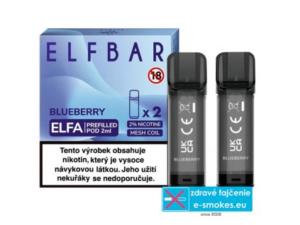 Elf Bar ELFA Pods cartridge 2Pack Blueberry 20mg