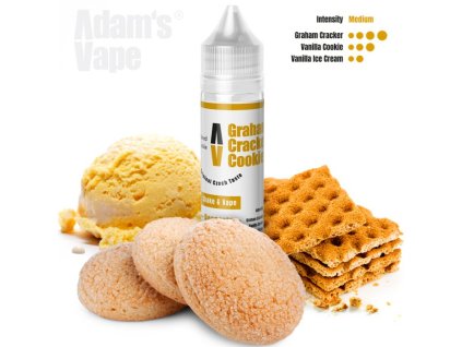 Adam´s Vape Shake and Vape Graham Cracker Cookie 12ml  aróma pre výrobu e-liquidu Longfill