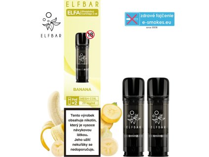 Elf Bar ELFA Pods cartridge 2Pack Banana 20mg
