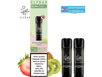 Elf Bar ELFA Pods cartridge 2Pack Strawberry Kiwi 20mg