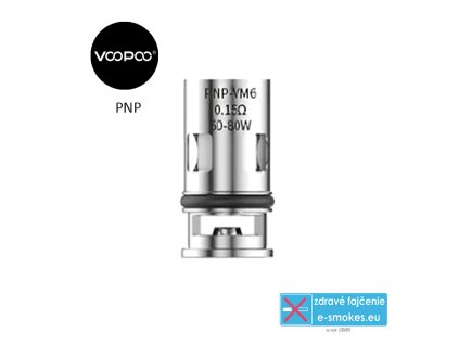 VOOPOO žeraviaca hlava PnP - VM6 - 0,15 ohm  atomizér
