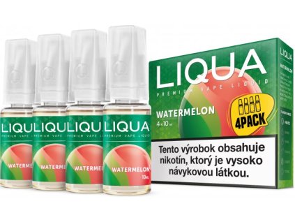 LIQUA Elements 4pack WATERMELON 4x10ml 12mg nikotínu  ekonomické balenie