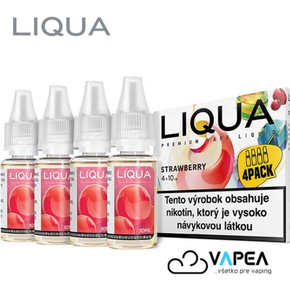 e liquid liqua strawberry 4pack