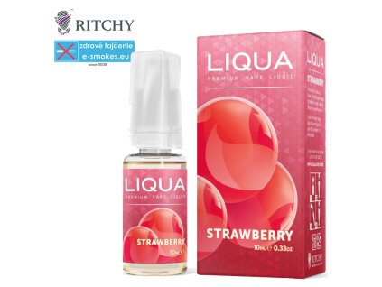 LIQUA Elements Strawberry ( jahoda ) 10ml 18mg nikotínu  e-liquid