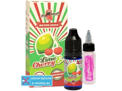 Big Mouth aróma RETRO - LIME AND CHERRY 10ml