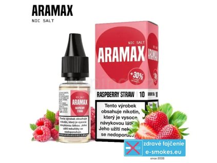 Aramax Salt Raspberry Straw 10 ml 10 mg  e-liquid
