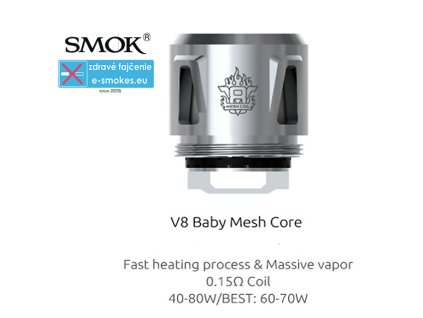 SmokTech V8 Baby Mesh 0,15 ohm