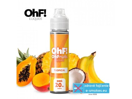 OhF! shake & vape 20ml Tropical  aróma pre výrobu e-liquidu longfill