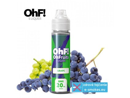 OhF! shake & vape 20ml Grape  aróma pre výrobu e-liquidu longfill
