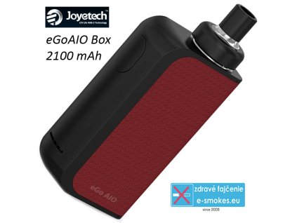 Joyetech eGo AIO Box 1 x 2100 mAh čierno červený