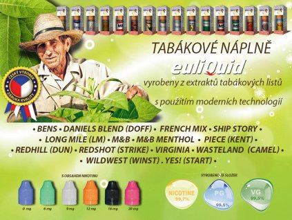 EULIQUID príchuť Havana Dry 10ml  aromy