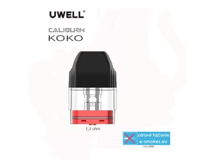 Uwell Caliburn KOKO cartridge 2ml 1,2ohm  náhradný tank (POD)