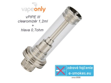 VapeOnly vPipe III clearomizér 1,2ml