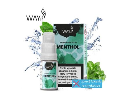 WAY to Vape e-liquid MENTHOL 10ml-0mg