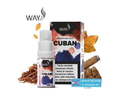 WAY to Vape e-liquid CUBAN 10ml-18mg