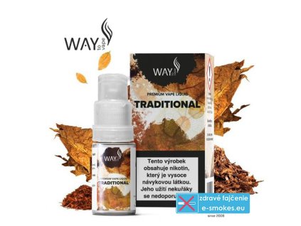 WAY to Vape e-liquid TRADITIONAL 10ml-3mg