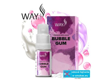 WAY to Vape Bubble Gum 10 ml 18 mg  e-liquid