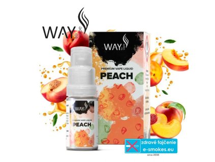 WAY to Vape Peach 10 ml 12 mg  e-liquid
