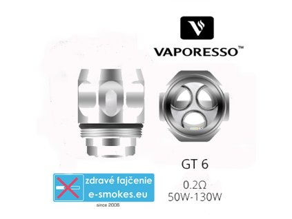 Vaporesso GT6 žeraviaca hlava - 0,2ohm  atomizer