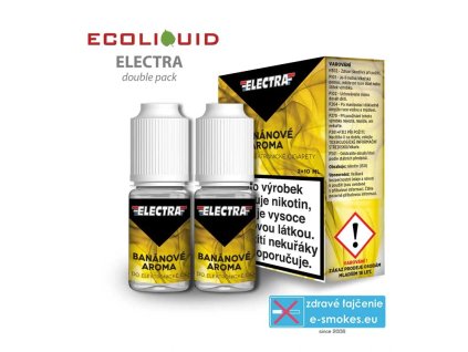 e-liquid Electra 2 pack Banana 2 x 10ml 3mg