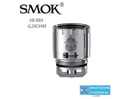 SmokTech atomizér V8 RBA 0,28ohm