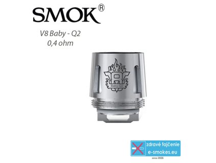 SmokTech atomizér TFV8 BABY Q2  CORE 0,4ohm