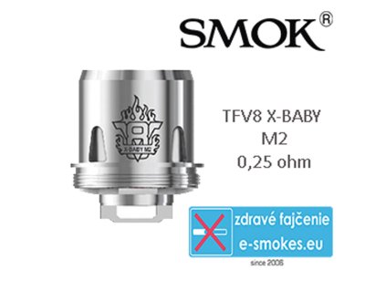 SmokTech atomizér V8 X-Baby M2 - 0,25 ohm