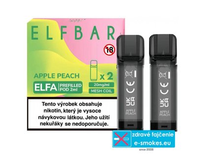 Elf Bar ELFA Pods cartridge 2Pack Apple Peach 20mg