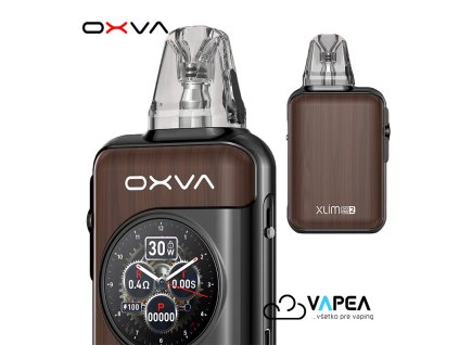 OXVA Xlim SQ Pro 2 e cigarette 1600mAh Brown Wood