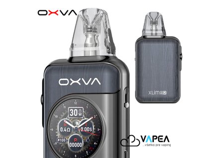 OXVA Xlim SQ Pro 2 e cigarette 1600mAh Gunmetal Wood