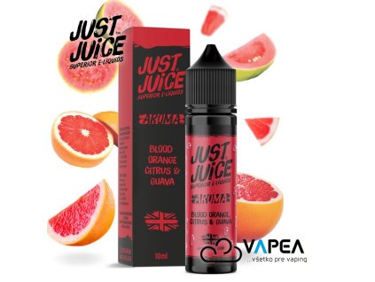 just juice flavor sv vapea 10ml blood orange citrus guava