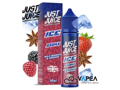 just juice flavor sv vapea 10ml ice berries aniseed