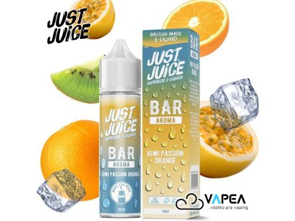 Just Juice Bar Range S&V 10ml Kiwi Passion Orange (Kiwi, marakuja a pomeranč)
