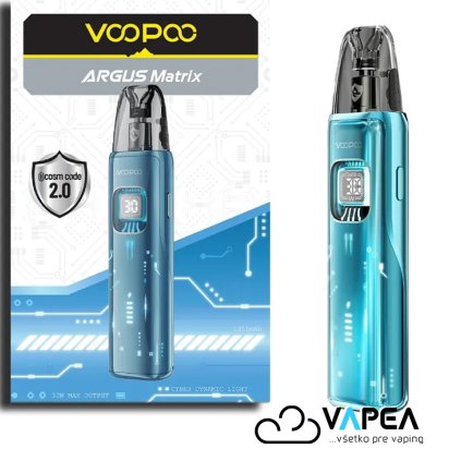 VOOPOO ARGUS MATRIX Pod e cigarette 1350mAh Iris Blue